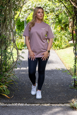 AMORE TEE HAZY PINK