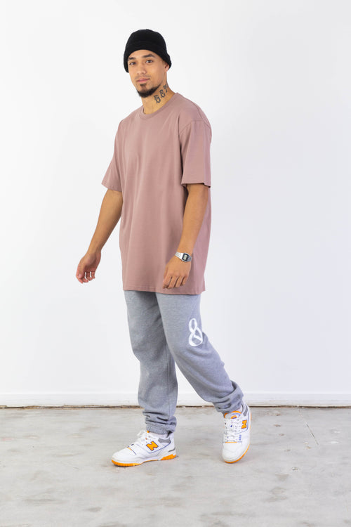 LOGAN TEE HAZY PINK
