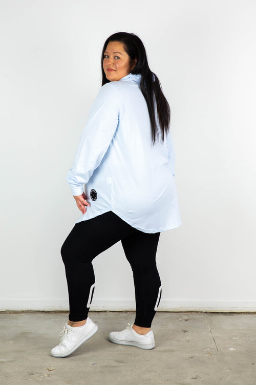 BASIC LS TEE CLOUD BLUE