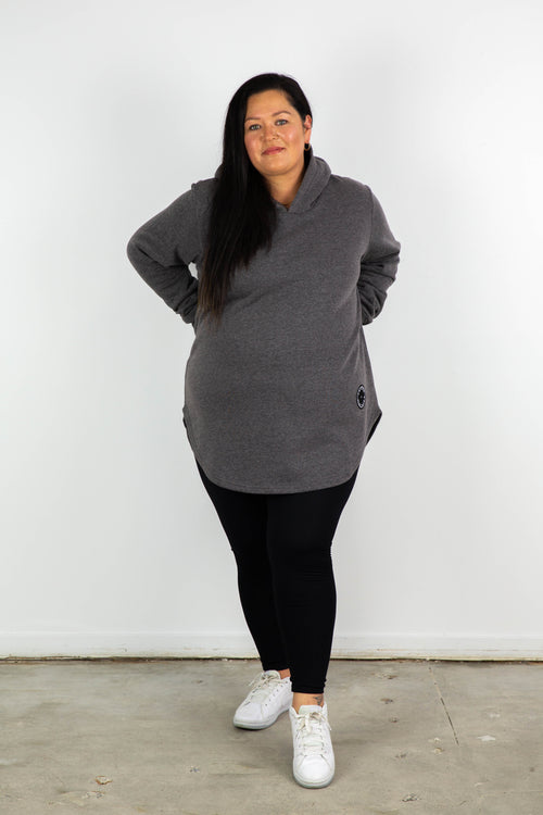 ESSENTIAL HOODY CHARCOAL