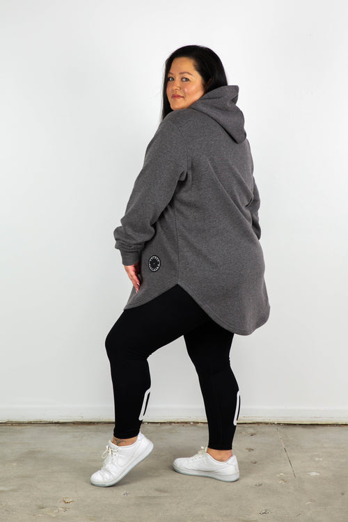 ESSENTIAL HOODY CHARCOAL
