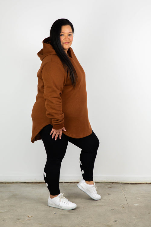 ESSENTIAL HOODY RUST