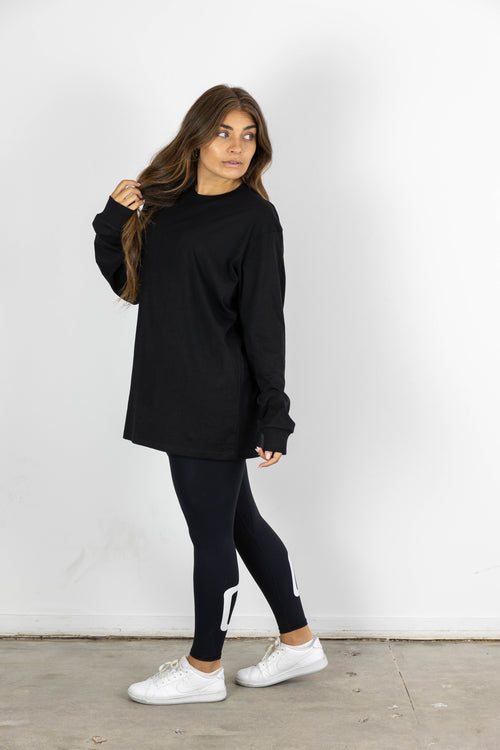NEWPORT LONGSLEEVE TEE BLACK
