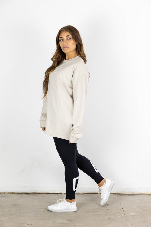 NEWPORT LONGSLEEVE TEE IVORY