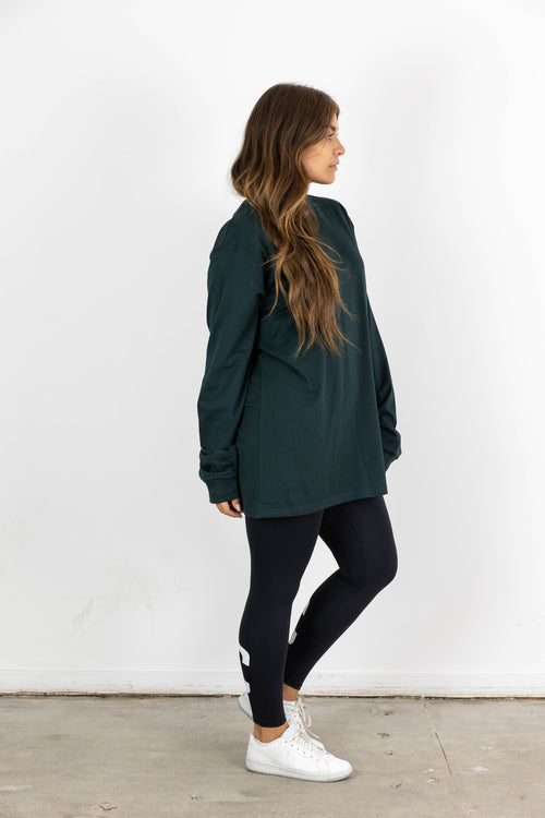 NEWPORT LONGSLEEVE TEE FOREST