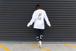 NEWPORT LONGSLEEVE TEE WHITE