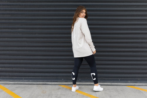 NEWPORT LONGSLEEVE TEE IVORY