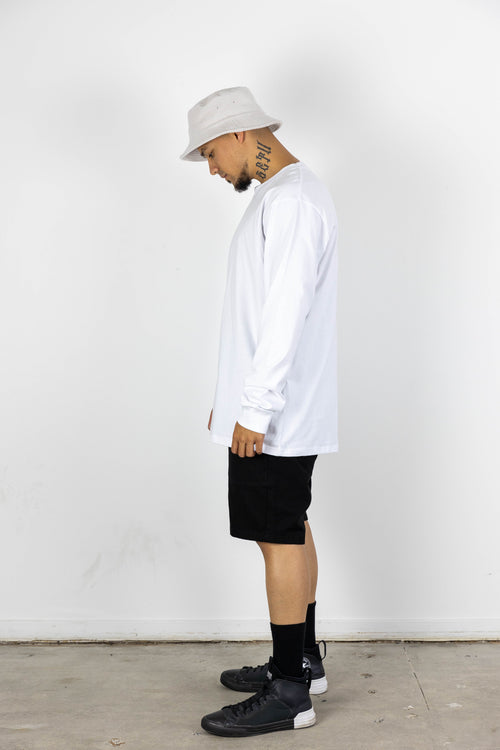 NEWPORT LONGSLEEVE TEE WHITE