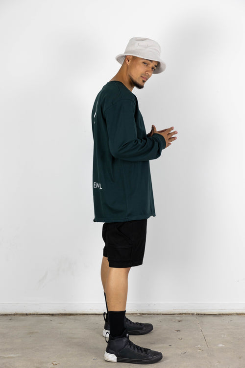 NEWPORT LONGSLEEVE TEE FOREST