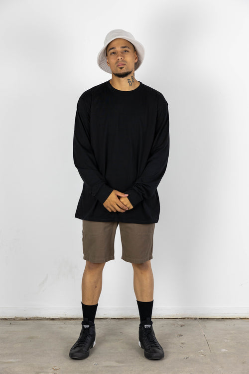NEWPORT LONGSLEEVE TEE BLACK