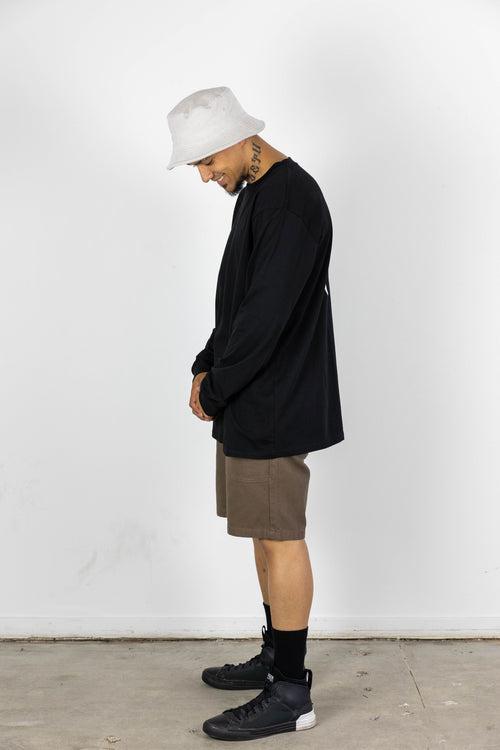 NEWPORT LONGSLEEVE TEE BLACK