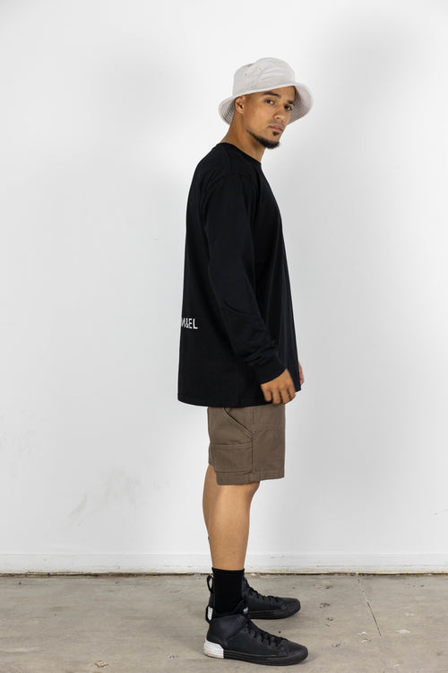 NEWPORT LONGSLEEVE TEE BLACK