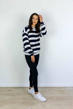 COASTAL STRIPE LONGSLEEVE NAVY