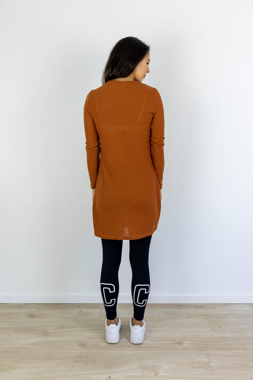 *AFTERGLOW DRESS RUST