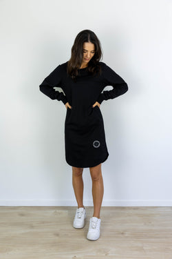 BASIC LONGSLEEVE DRESS BLACK