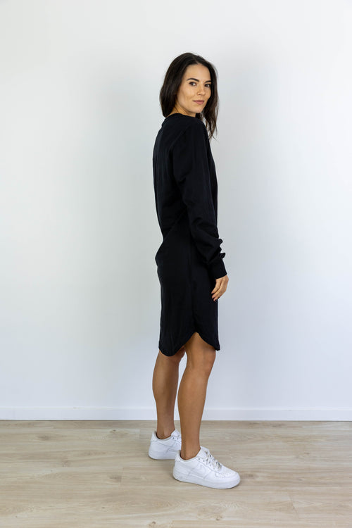 BASIC LONGSLEEVE DRESS BLACK