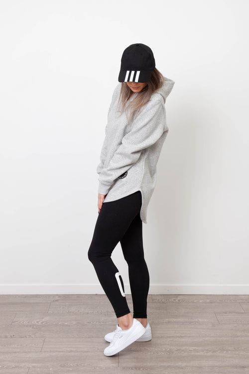 *BASIC POCKET HOODY GREY