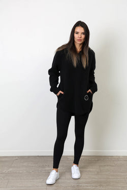 BASIC POCKET HOODY BLACK (PRE-ORDER)