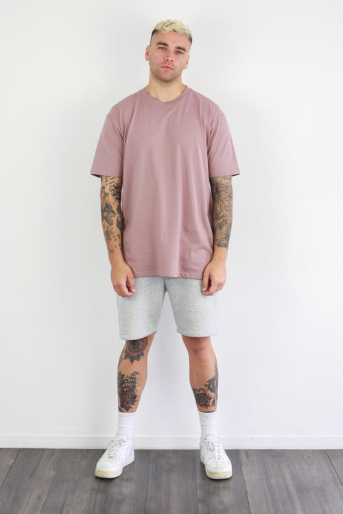 LOGAN TEE HAZY PINK