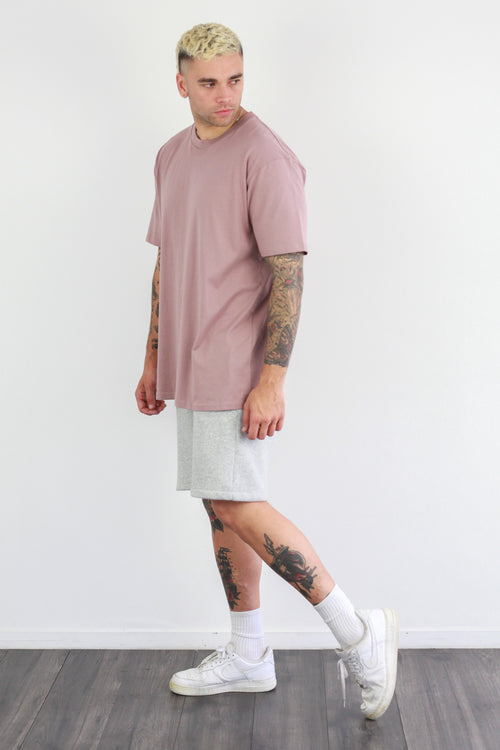 LOGAN TEE HAZY PINK
