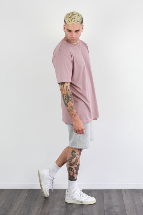 LOGAN TEE HAZY PINK