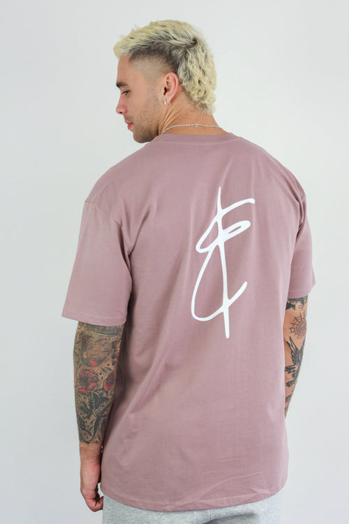 LOGAN TEE HAZY PINK