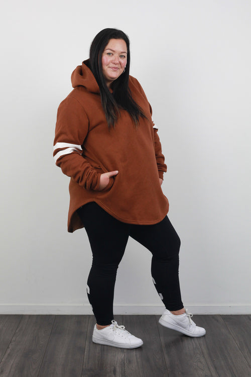 VARSITY HOODY RUST